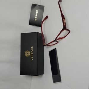 👁 Versace Glasses (Brand NEW) Red